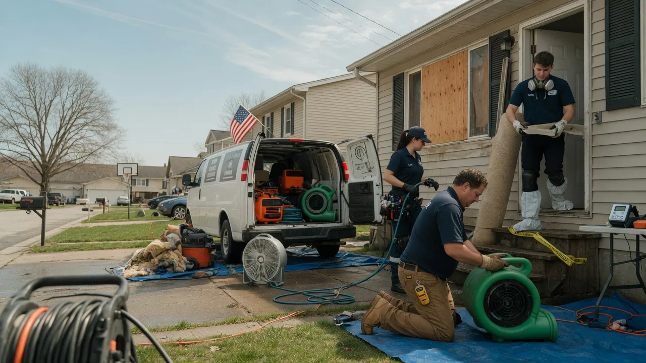 Water Damage Restoration in Lomira, WI near me